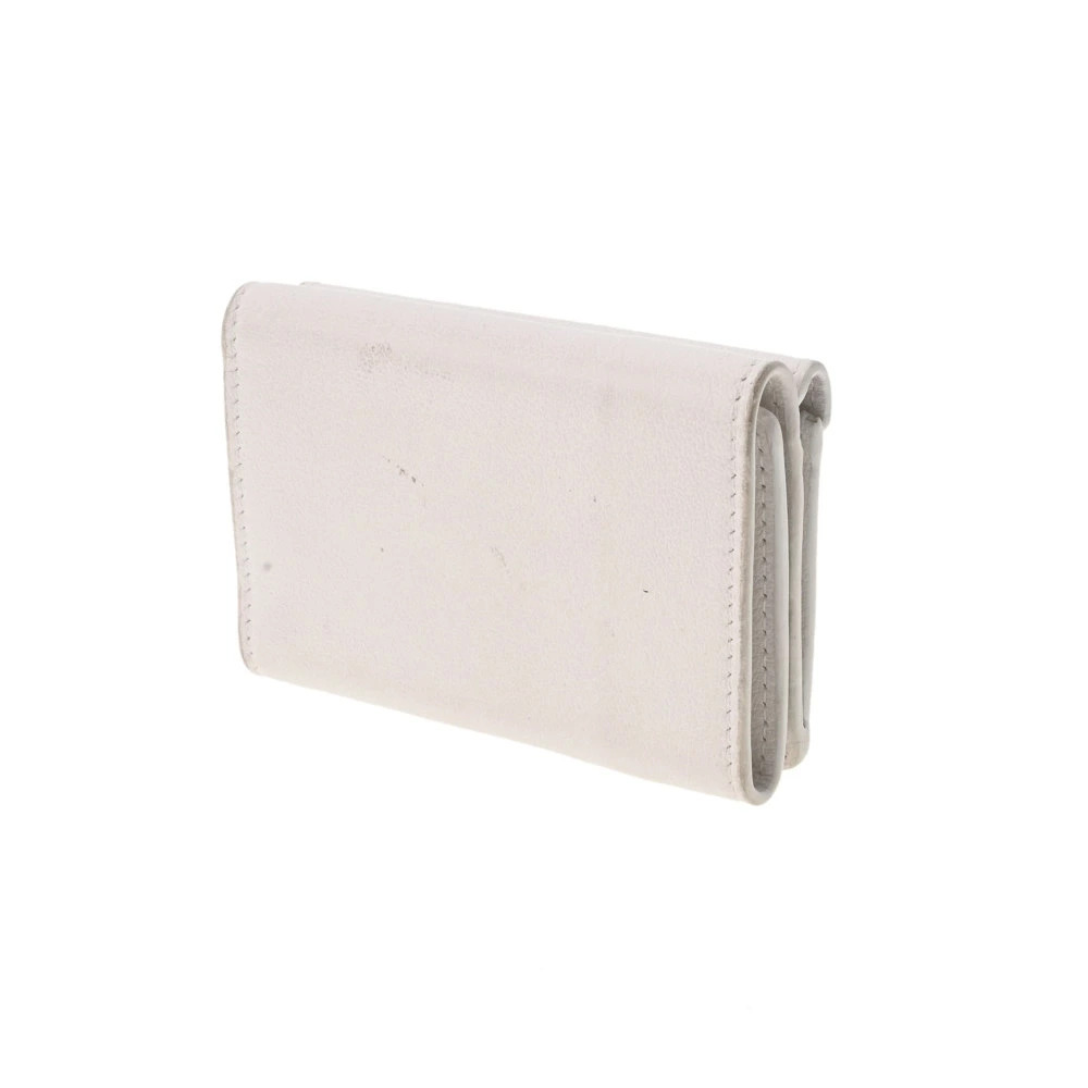 Balenciaga fold Paper Wallet Calfskin White Tri